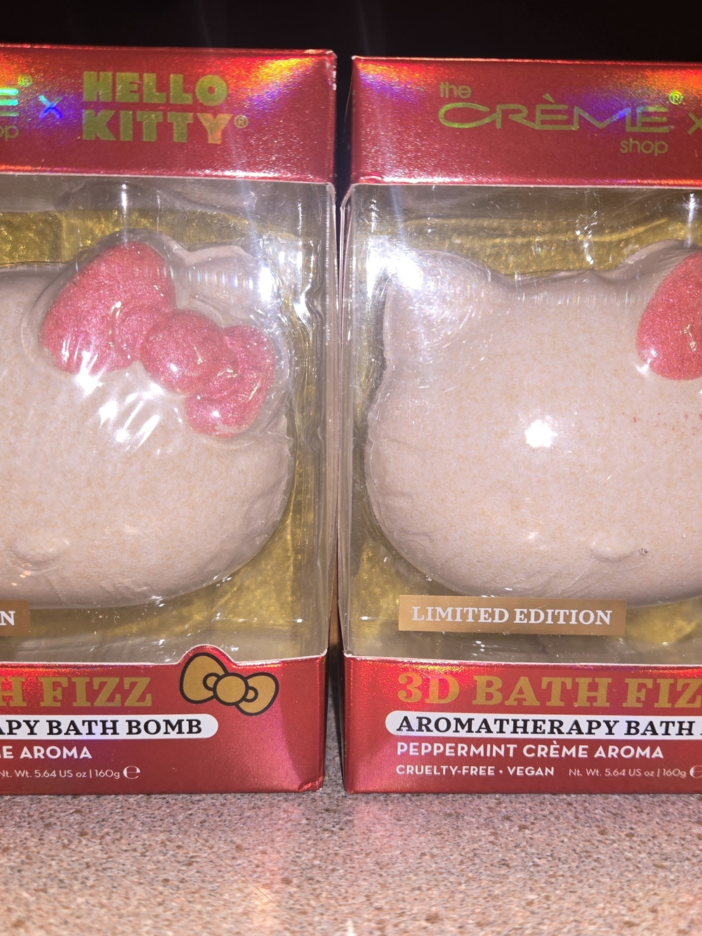 Hello Kitty 3D Bath Fizz - Pink Bow